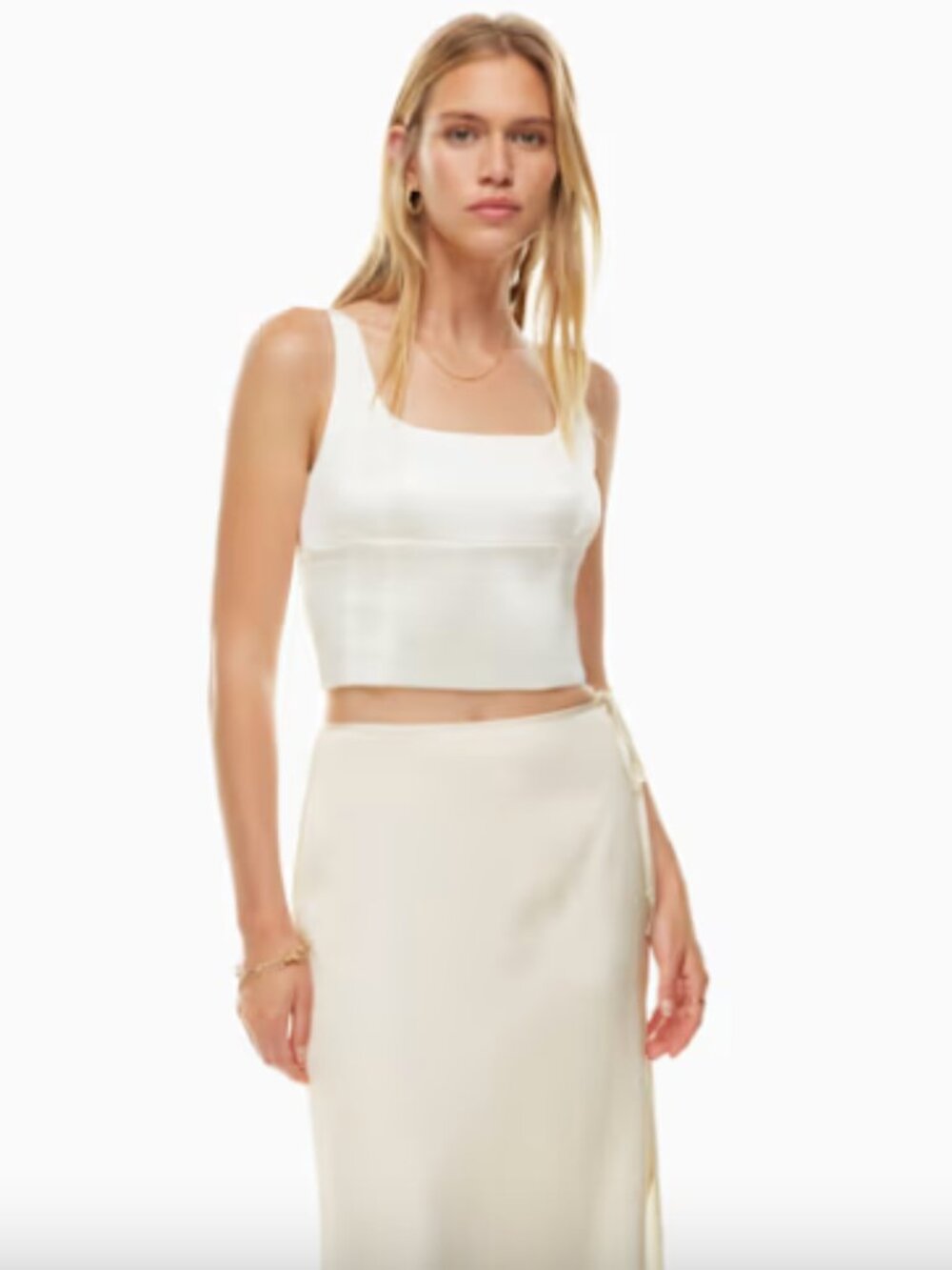 Wilfred Shine Satin Bustier Satin bustier tank top S